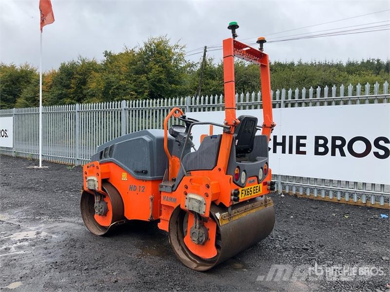 Hamm HD12VV Double Drum Roller Twin drum rollers