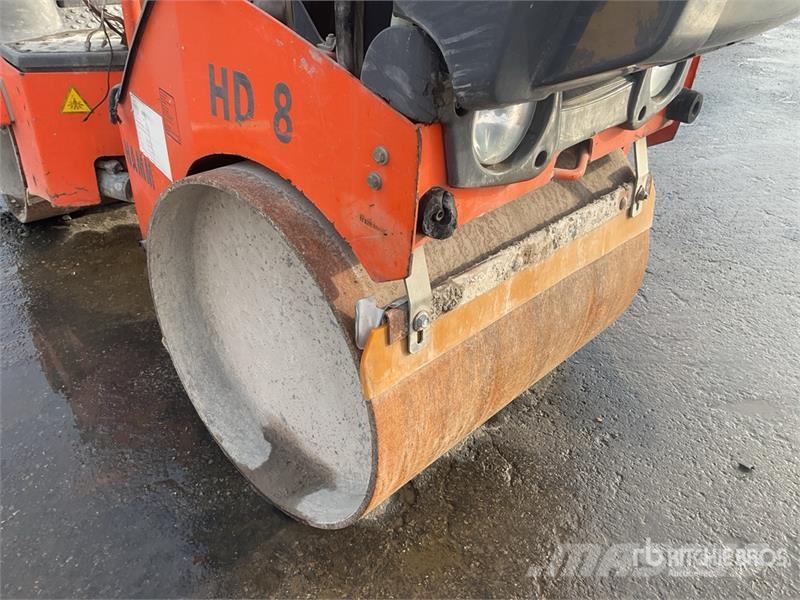 Hamm HD8VV Double Drum Roller (Inoperable) Divvalču grunts veltņi