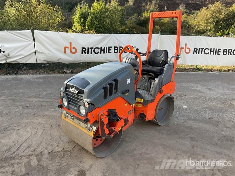Hamm HD8VV Double Drum Roller Tvilling tromle