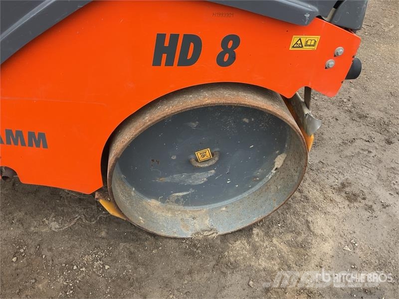 Hamm HD8VV Double Drum Roller Twin drum rollers