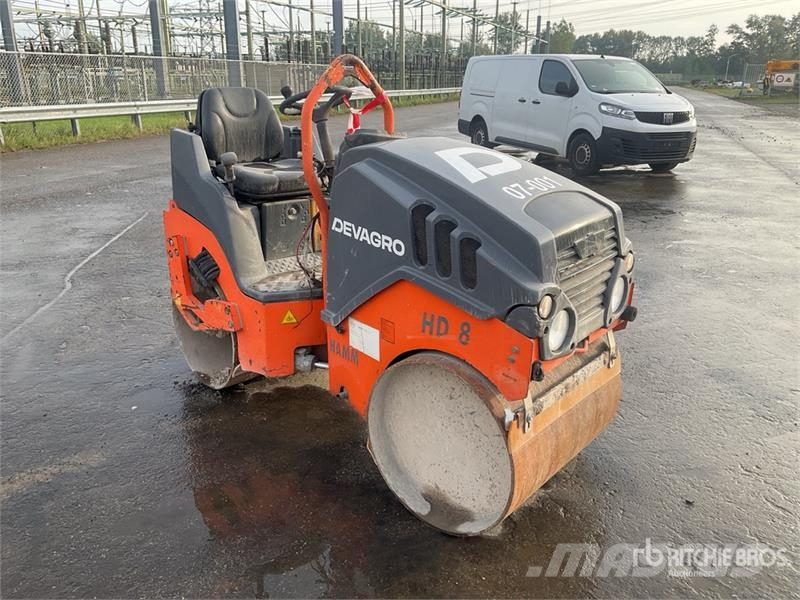Hamm HD8VV Double Drum Roller (Inoperable) Divvalču grunts veltņi