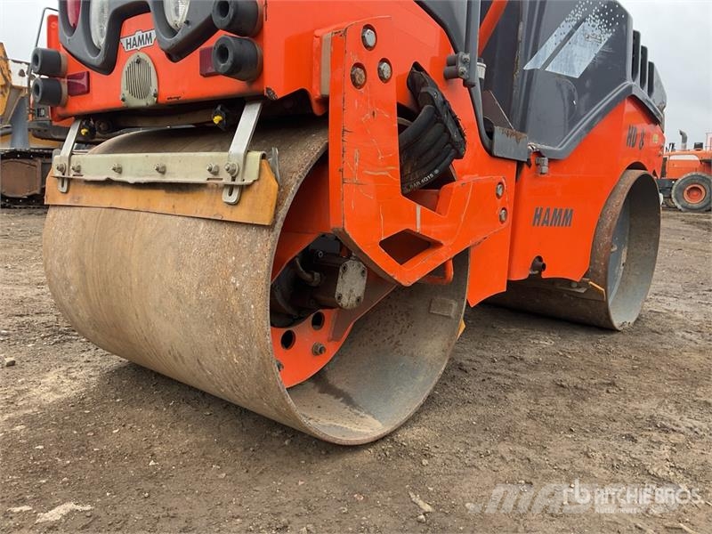 Hamm HD8VV Double Drum Roller Twin drum rollers