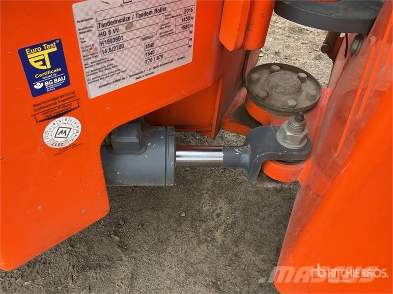 Hamm HD8VV Double Drum Roller Twin drum rollers