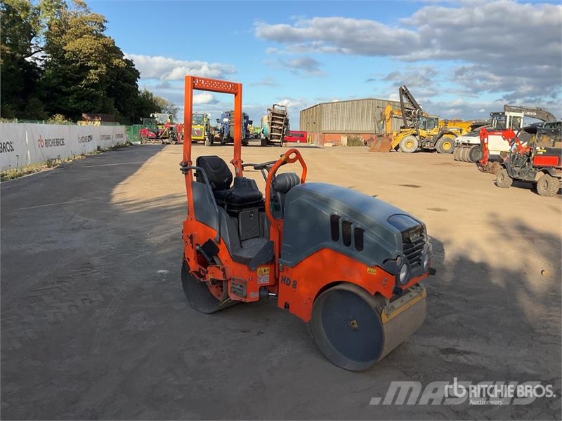 Hamm HD8VV Double Drum Roller Tvilling tromle