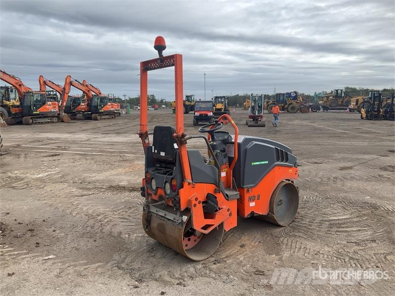 Hamm HD8VV Double Drum Roller Котки тротуарні