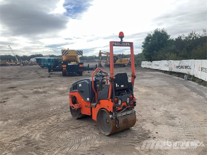 Hamm HD8VV Double Drum Roller Котки тротуарні