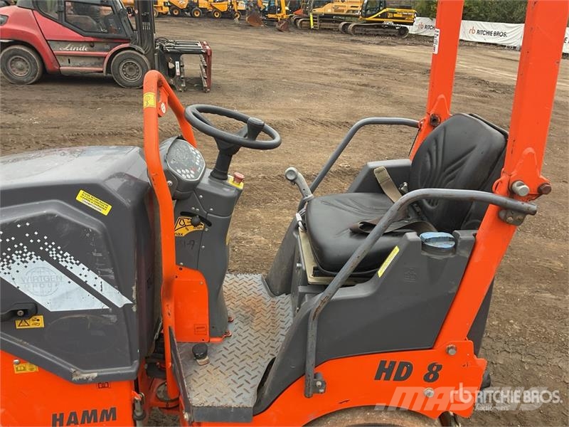 Hamm HD8VV Double Drum Roller Twin drum rollers