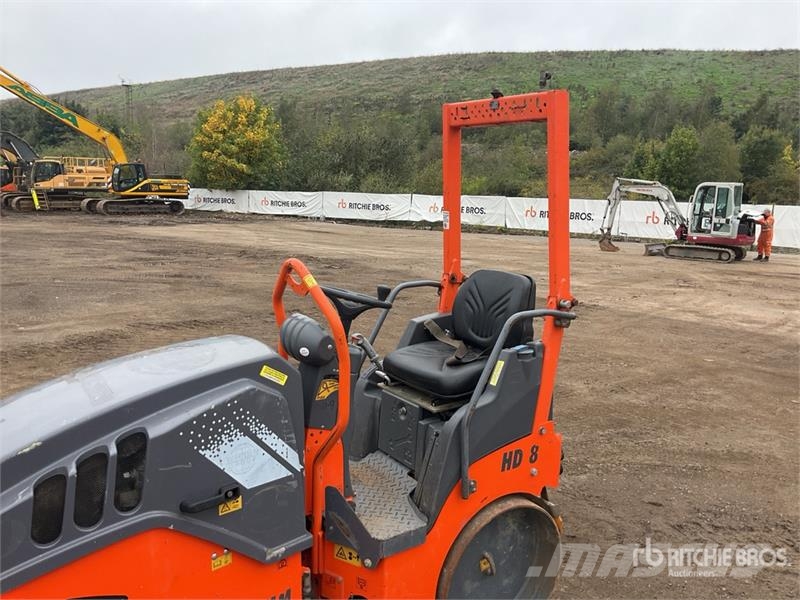 Hamm HD8VV Double Drum Roller Twin drum rollers