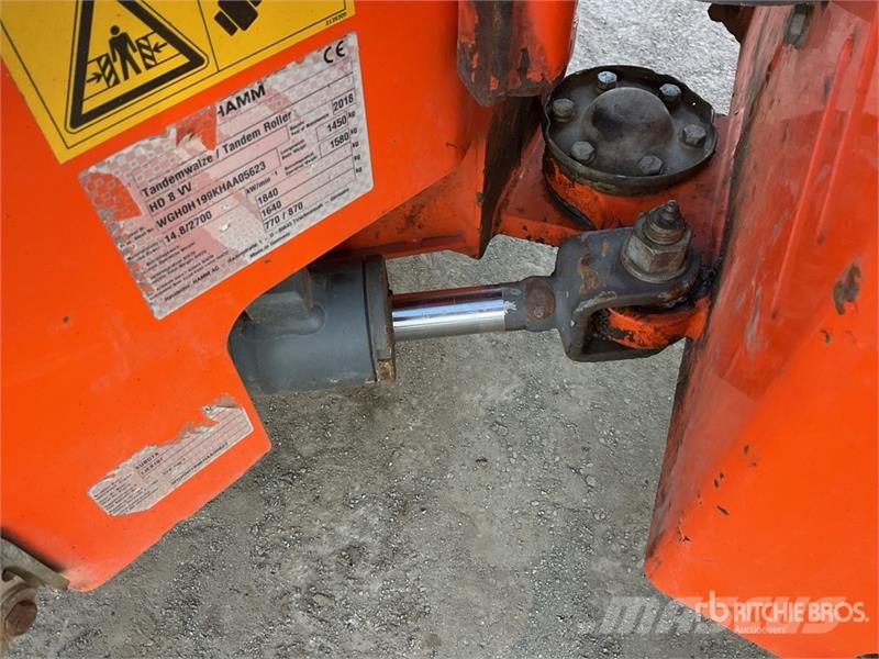 Hamm HD8VV Double Drum Roller Tvilling tromle