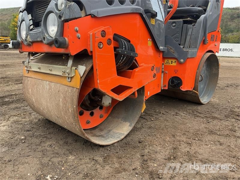 Hamm HD8VV Double Drum Roller Twin drum rollers