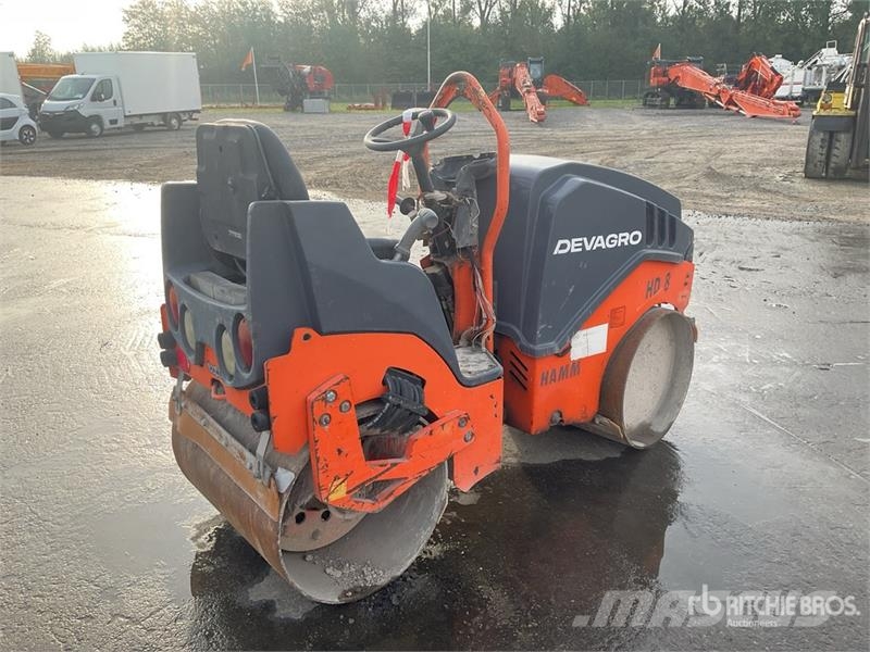 Hamm HD8VV Double Drum Roller (Inoperable) Divvalču grunts veltņi