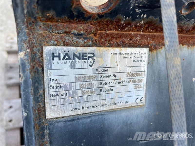 Haner HSM 1000P Flail Mower Χορτοκοπτικά
