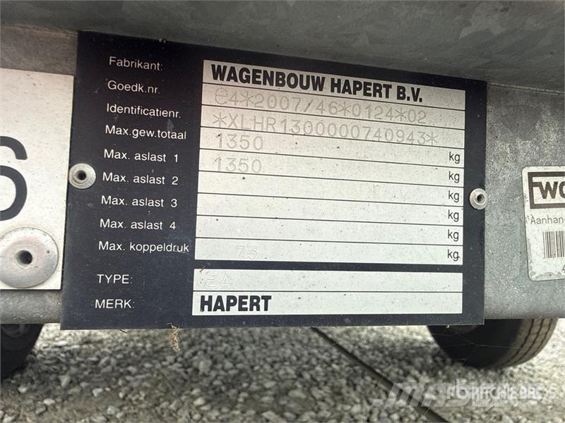 Hapert Provi S/A Haagclean window cleaning system Utility Altri rimorchi