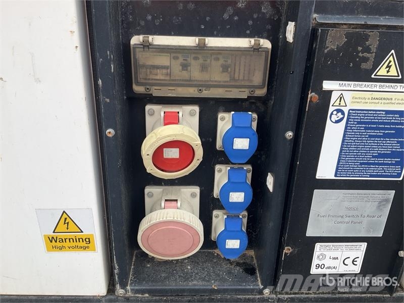 Harrington HRD100 100 kVA Skid-Mounted Generator Set Dizel Jeneratörler
