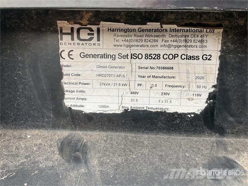  Harrinton HRD27 Generator Set مولدات ديزل