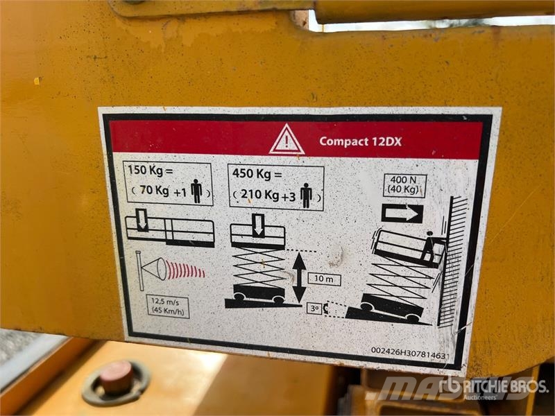 Haulotte 12RTE Electric Scissor Lift Makasli platformlar