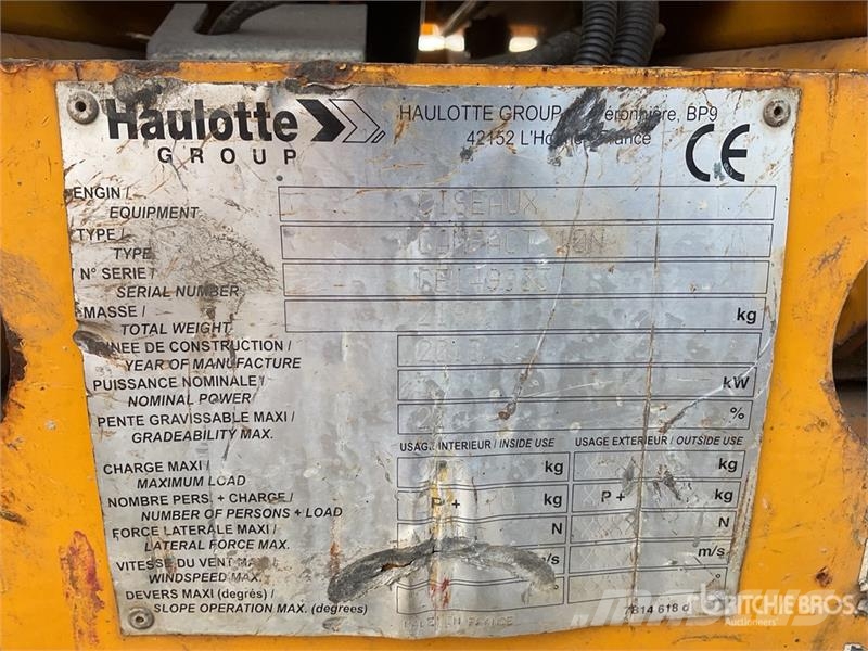 Haulotte Compact 10 Electric Scissor Lift Scissor lifts