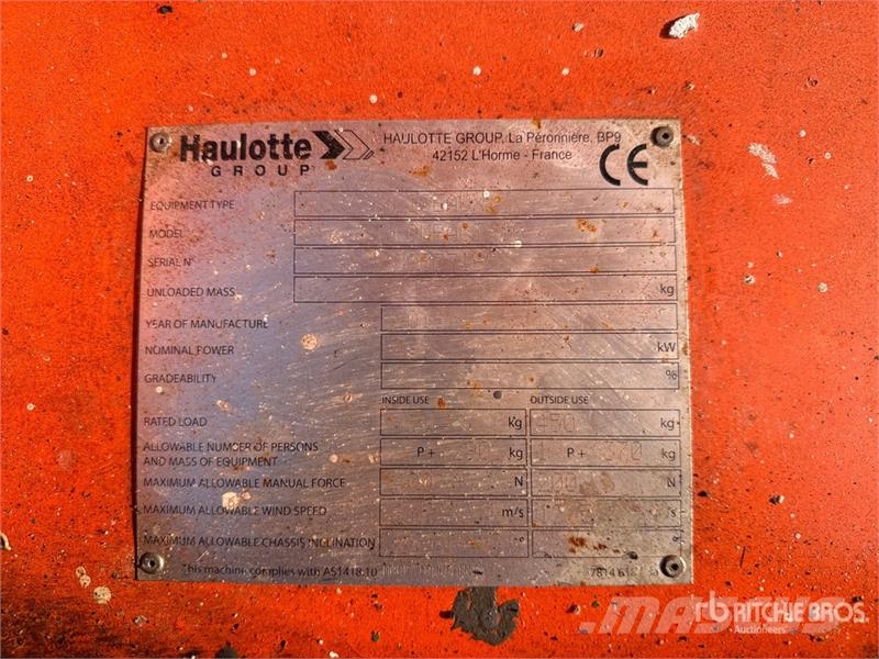 Haulotte Compact 10 Electric Scissor Lift Makasli platformlar