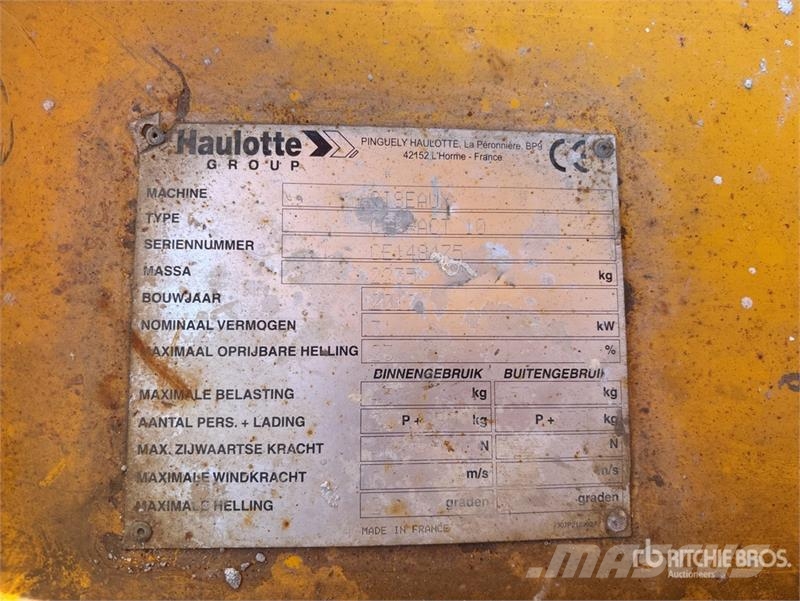 Haulotte Compact 10 Electric Scissor Lift Šķerveida pacēlāji
