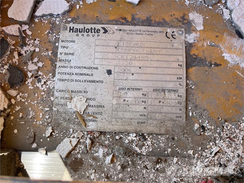 Haulotte Compact 10 Electric Scissor Lift (Inoperable) Ανυψωτήρες ψαλιδωτής άρθρωσης