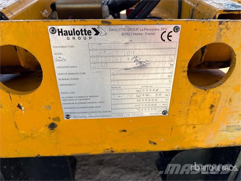 Haulotte Compact 10N Electric Scissor Lift Ножични работни платформи