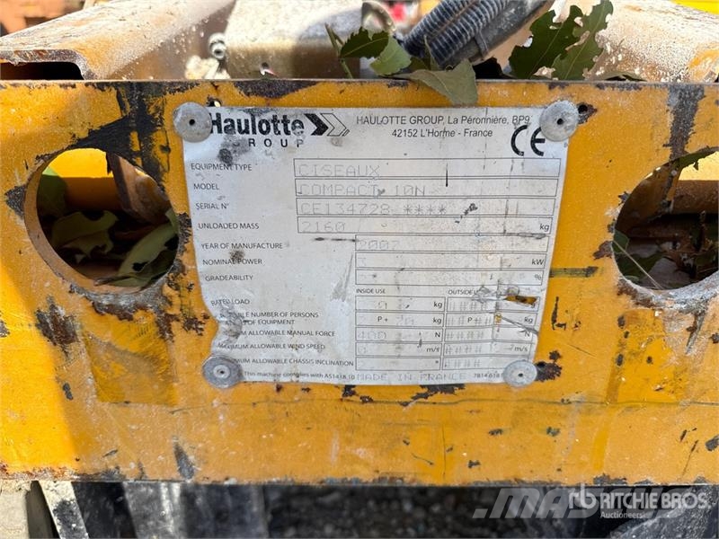 Haulotte Compact 10N Electric Scissor Lift Ollós emelők