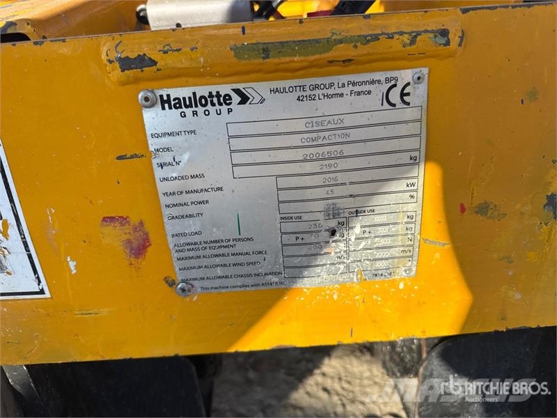 Haulotte Compact 10N Electric Scissor Lift Scissor lifts