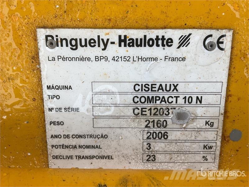 Haulotte Compact 10N Electric Scissor Lift Käärtõstukid