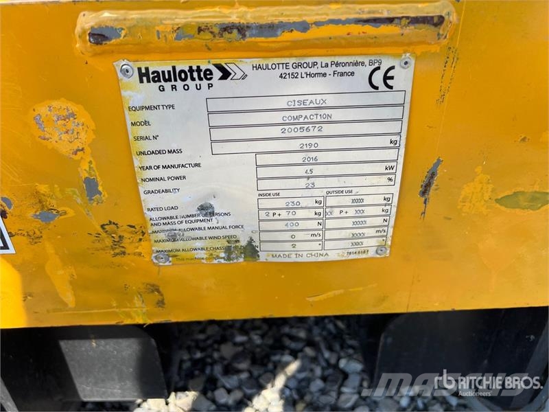 Haulotte Compact 10N Scissor Lift Ανυψωτήρες ψαλιδωτής άρθρωσης