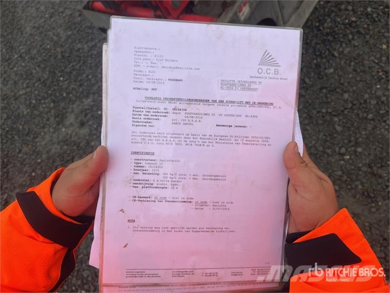 Haulotte COMPACT 12 Škarjaste dvižne ploščadi