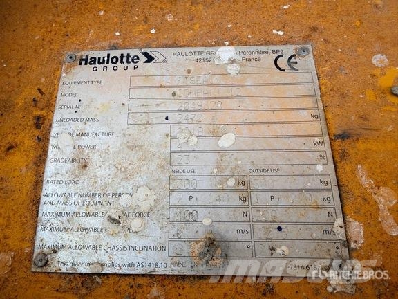 Haulotte Compact 12 Electric Nacelle Ciseau Electrique Scis Nacelle ciseaux