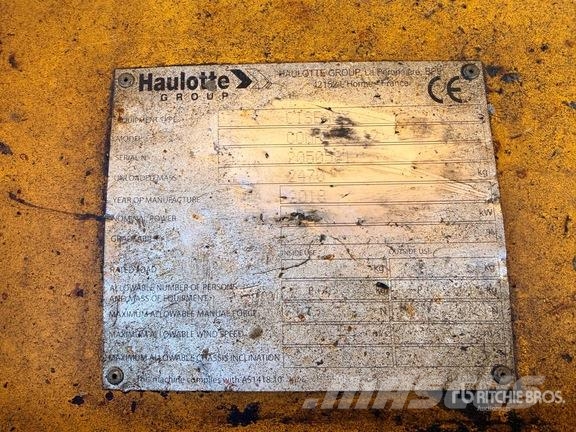 Haulotte Compact 12 Electric Nacelle Ciseau Electrique Scis Nacelle ciseaux