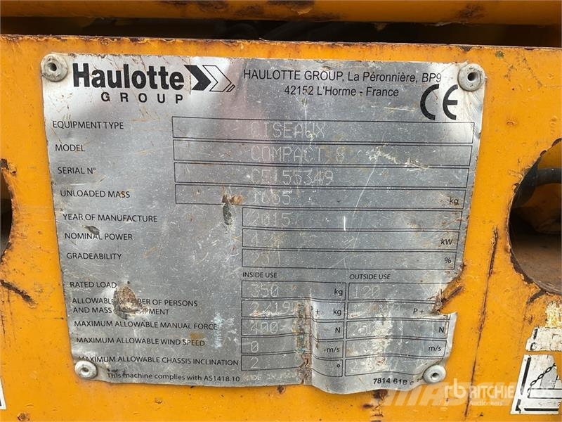 Haulotte Compact 8 Electric Scissor Lift Scissor lifts
