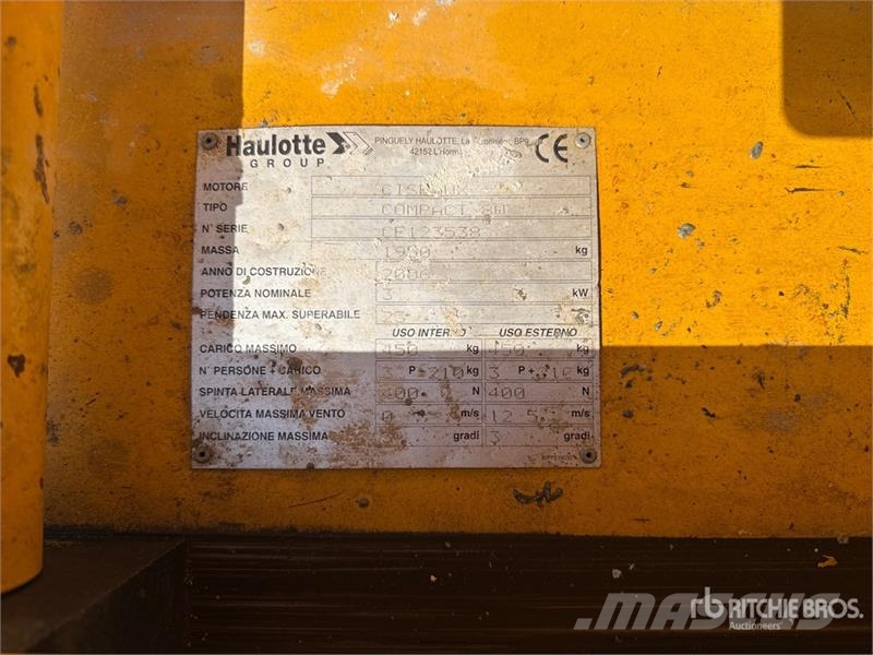 Haulotte Compact 8W Electric Scissor Lift Scheren-Arbeitsbühnen