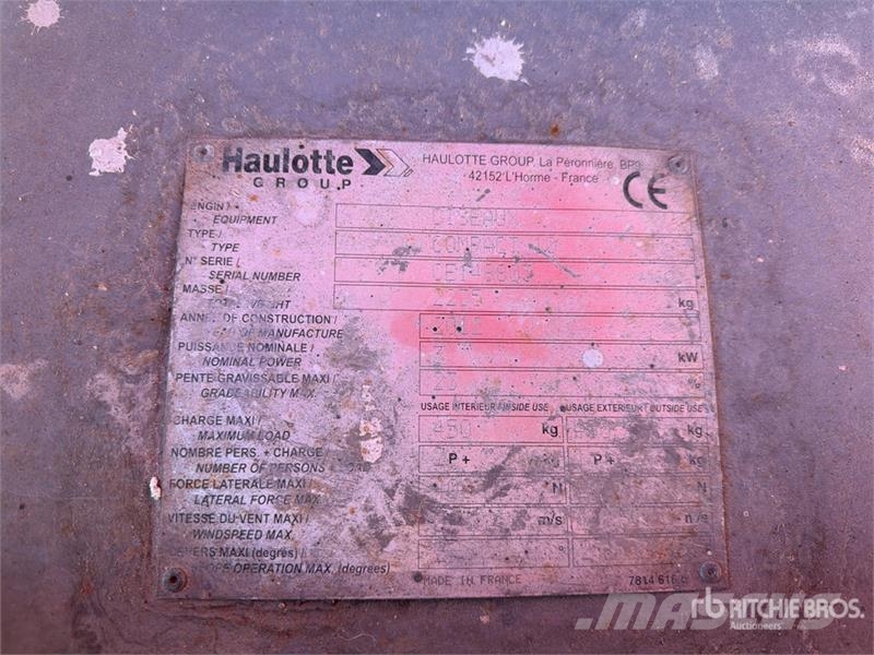 Haulotte COMPACT10 Plateforme Electrique Scissor Lift Škarjaste dvižne ploščadi