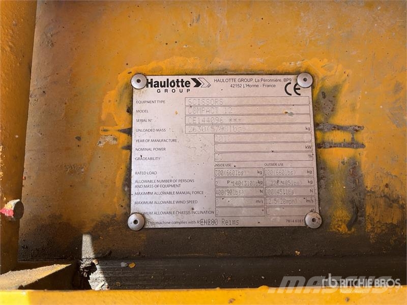 Haulotte Compact12 Electric Scissor Lift Ollós emelők