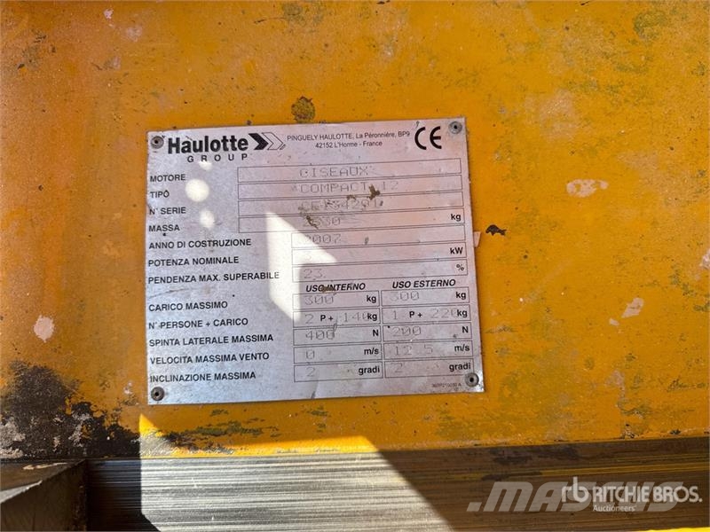 Haulotte Compact12 Electric Scissor Lift Ножични работни платформи