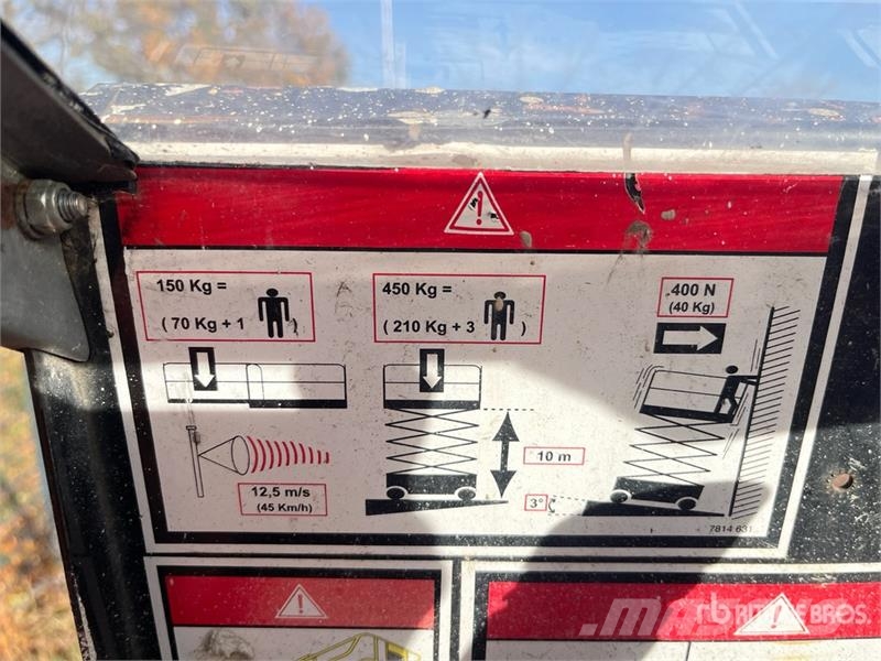 Haulotte Compact12DX 4x4 Diesel Scissor Lift Šķerveida pacēlāji
