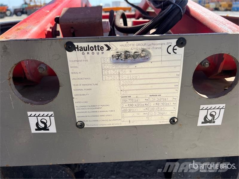 Haulotte COMPACT8 Electric Scissor Lift Ανυψωτήρες ψαλιδωτής άρθρωσης
