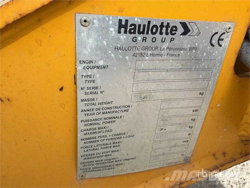 Haulotte H12SDX 4x4 Diesel Scissor Lift Ollós emelők