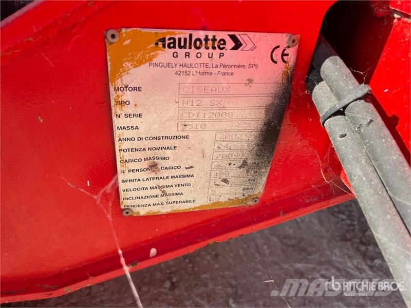 Haulotte H12SX Diesel Scissor Lift (Inoperable) Saxlifte