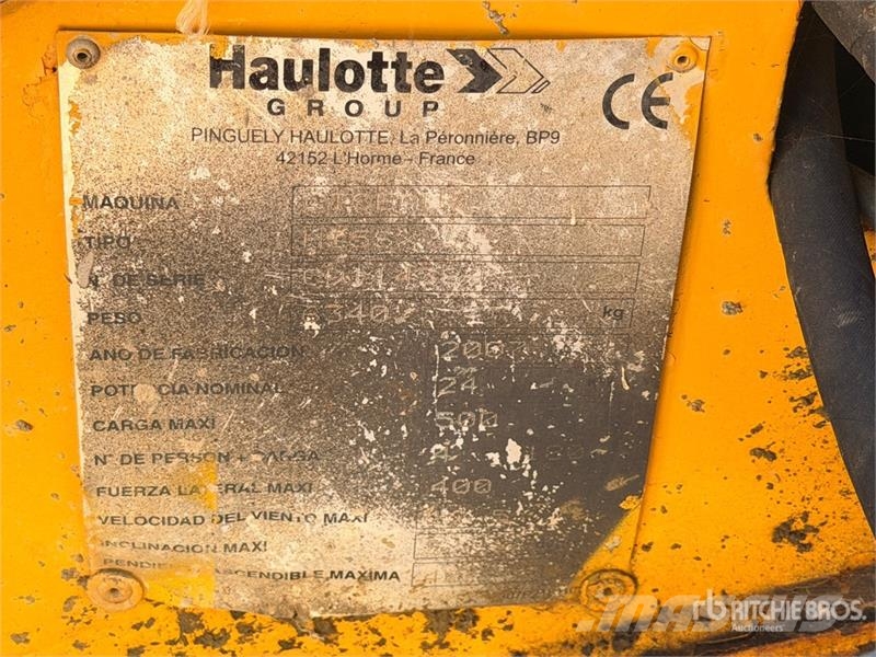 Haulotte H15SX 4x4 Scissor Lift (Inoperable) Ollós emelők