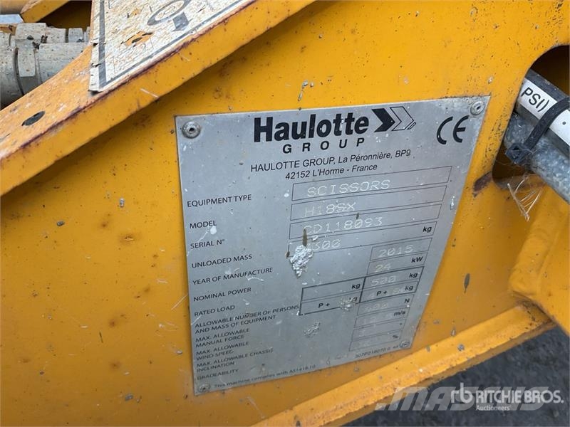 Haulotte H18SX Diesel Scissor Lift Schaarhoogwerkers