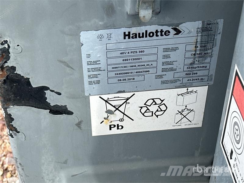 Haulotte HA12IP 2WD Electric Nacelle Articulee Articulating رافعات سلة مفصلية