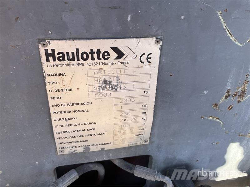 Haulotte HA12IP 2WD Electric 12 mts Electric Articulating B Bomlifte med knækarm