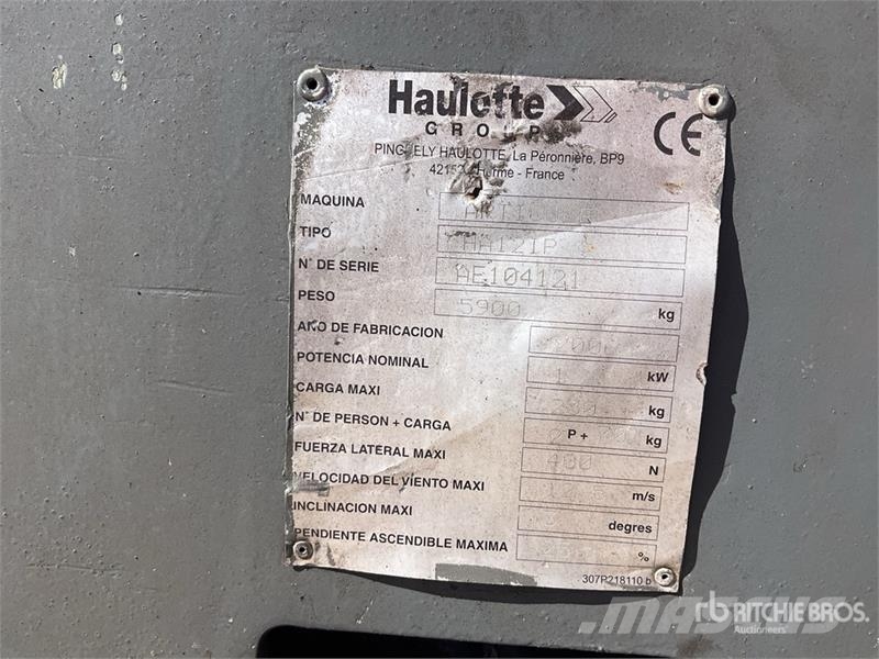 Haulotte HA12IP 2WD Electric Articulating Boom Lift Bomlifte med knækarm