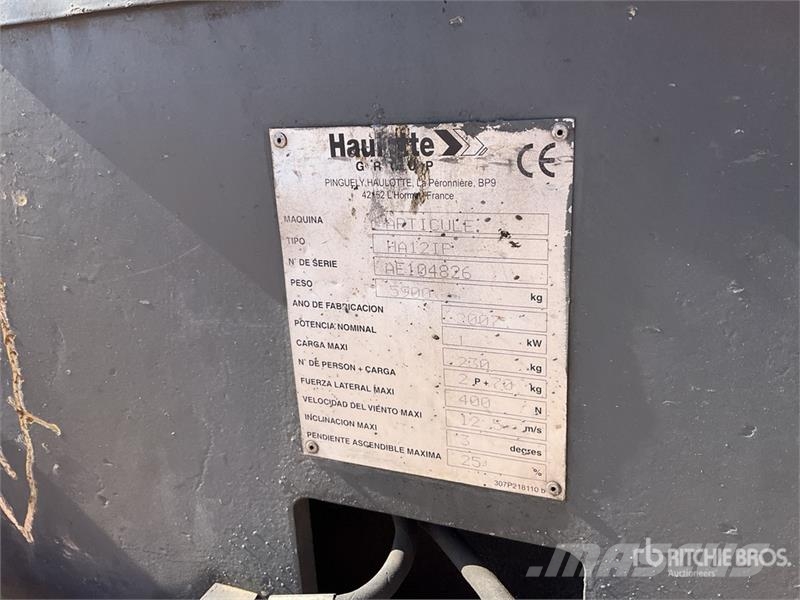 Haulotte HA12IP 2WD Electric Articulating Boom Lift Ανυψωτήρες με αρθρωτό βραχίονα