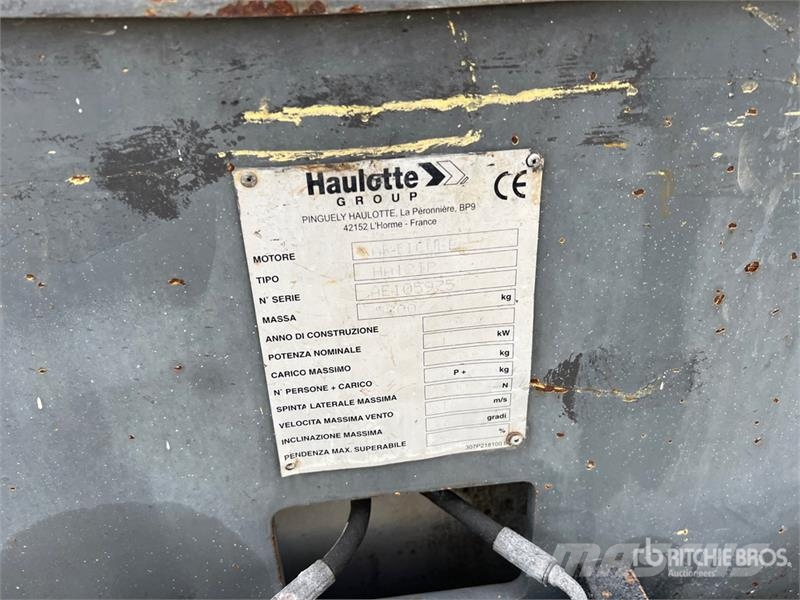 Haulotte HA12IP Electric Articulating Boom Lift Alkūniniai keltuvai