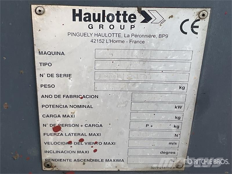 Haulotte HA12PX 4WD Diesel Articulating Boom Lift Колінчаті підйомники