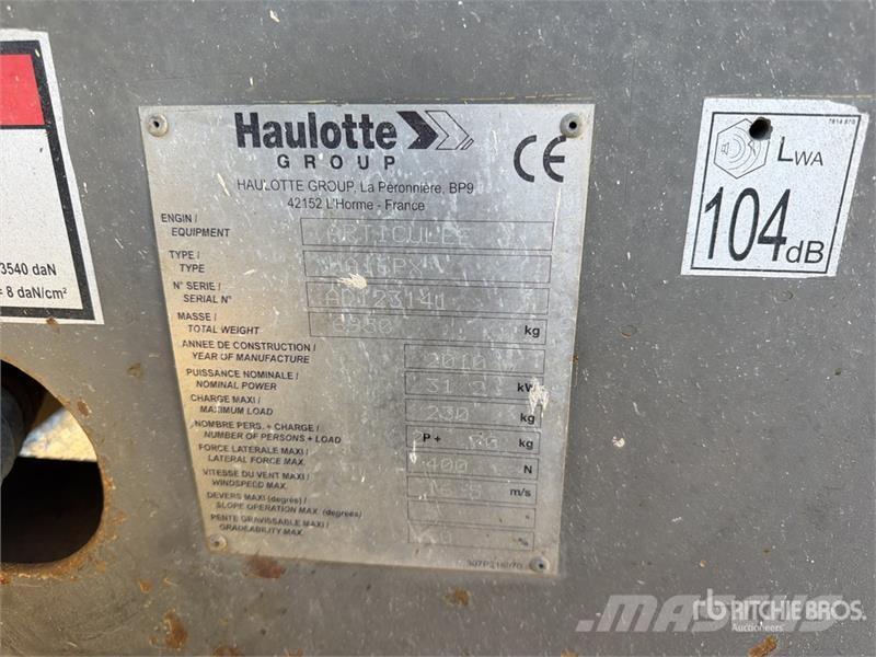 Haulotte HA16PX 4WD Diesel Nacelle Articulee Articulating B رافعات سلة مفصلية